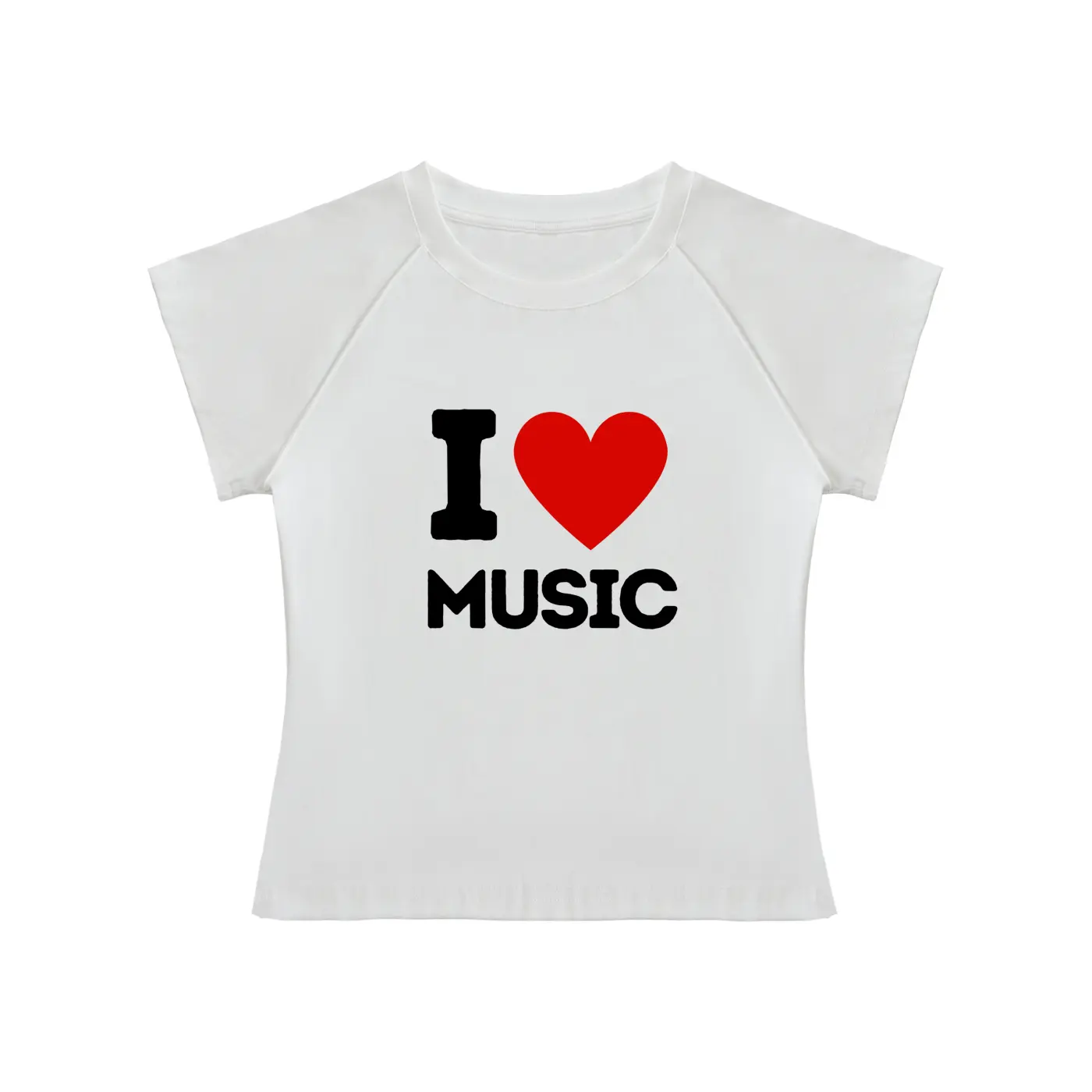 i love music baby tee tees-clo