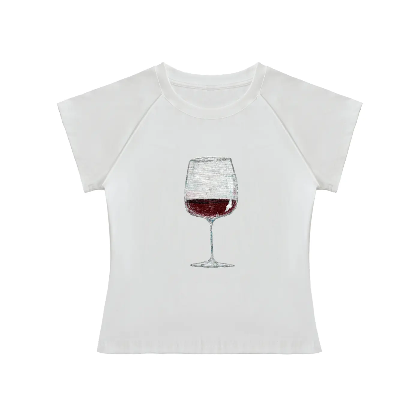 wine glass baby tee tees-clo