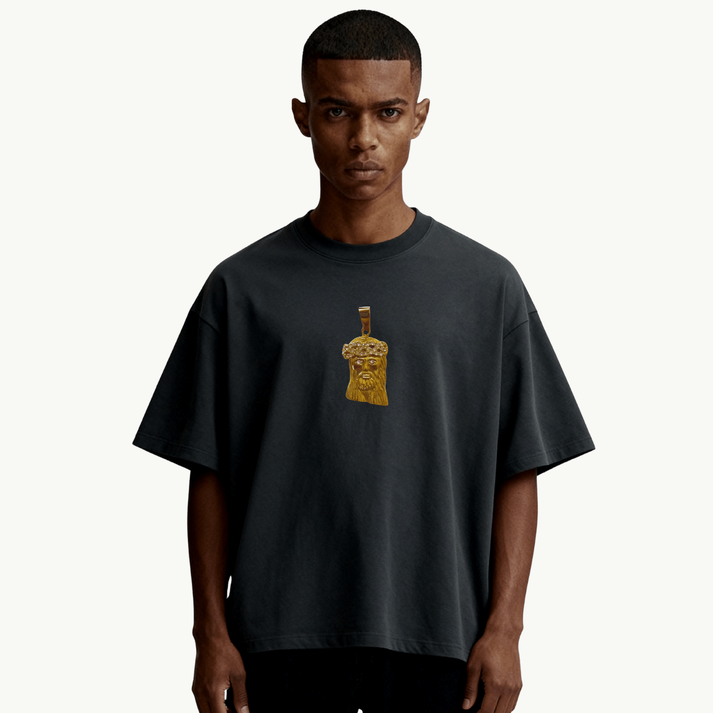 jesus piece boxy tee tees-clo