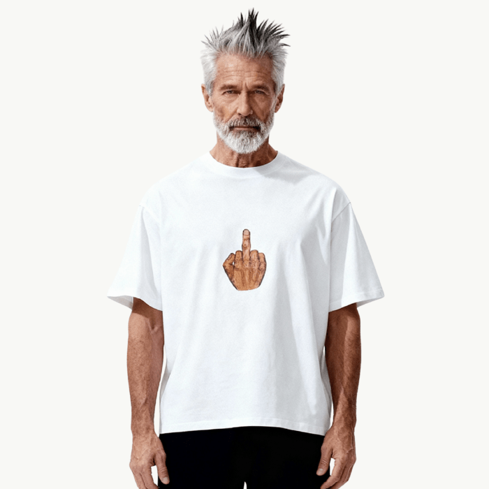 middle finger boxy tee tees-clo