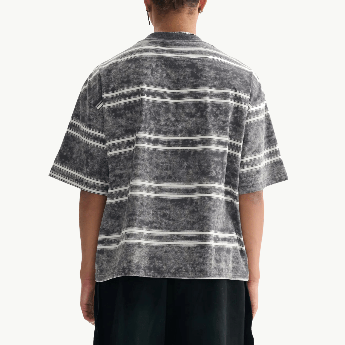 washed stripe boxy tee tees-clo