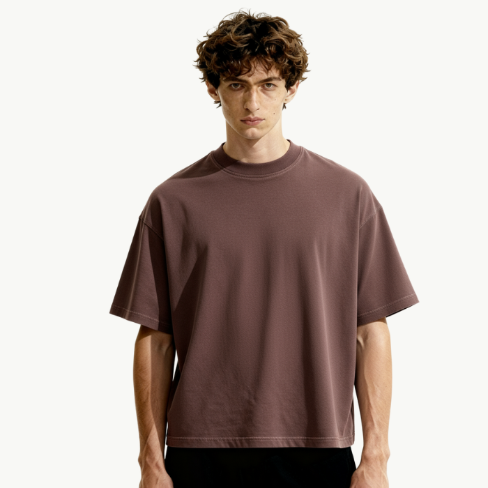washed boxy tee tees-clo