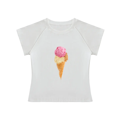 ice cream baby tee tees-clo
