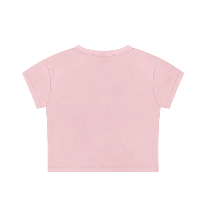 teddy cropped baby tee tees-clo