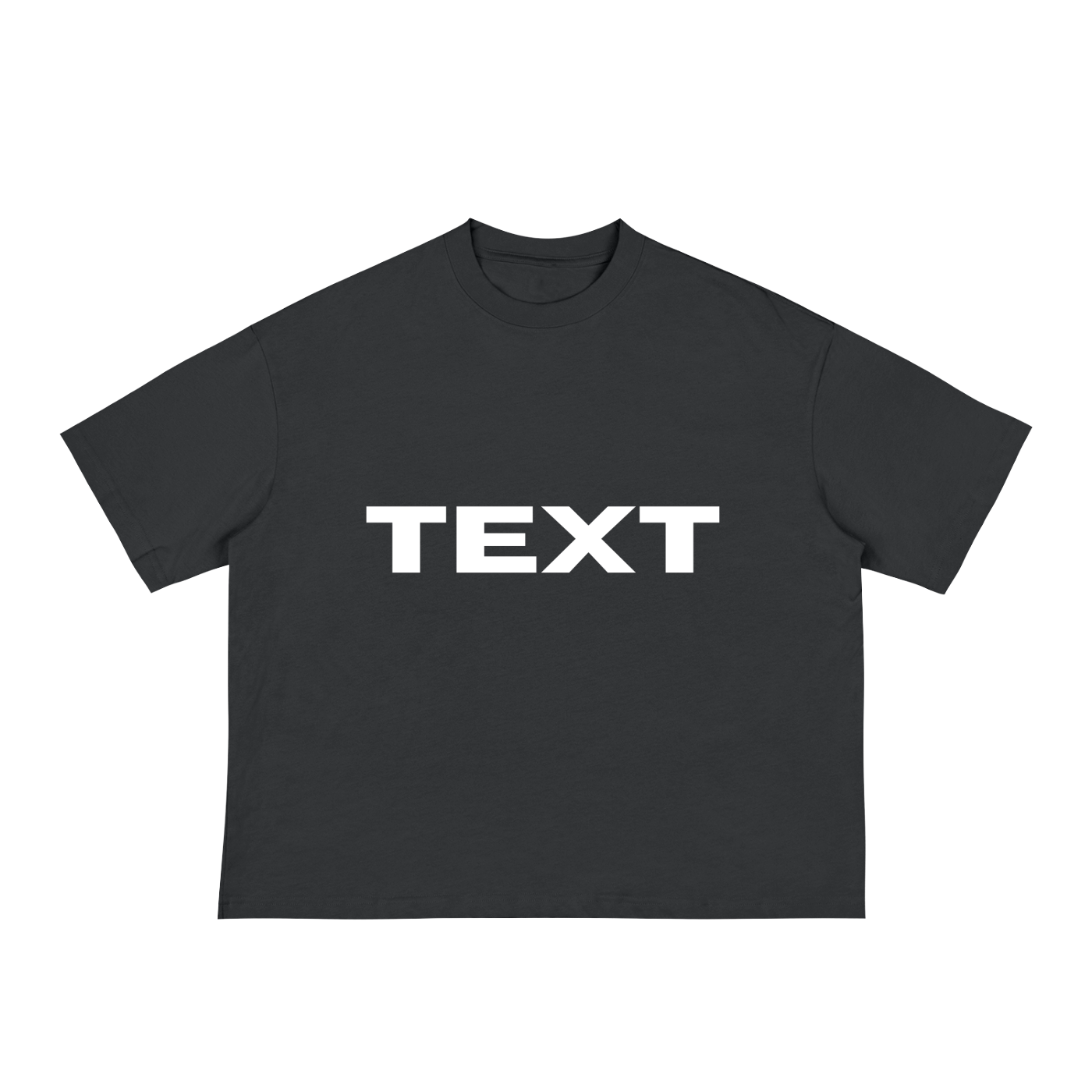 TEXT boxy tee ODMPOD