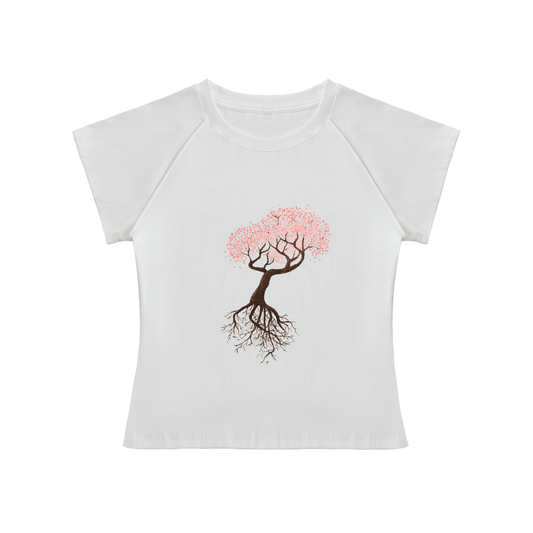 cherry blossom baby tee tees-clo