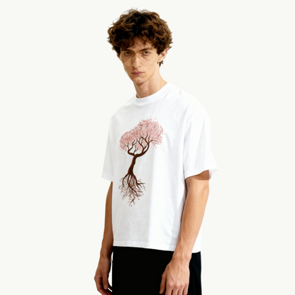 cherry blossom boxy tee tees-clo