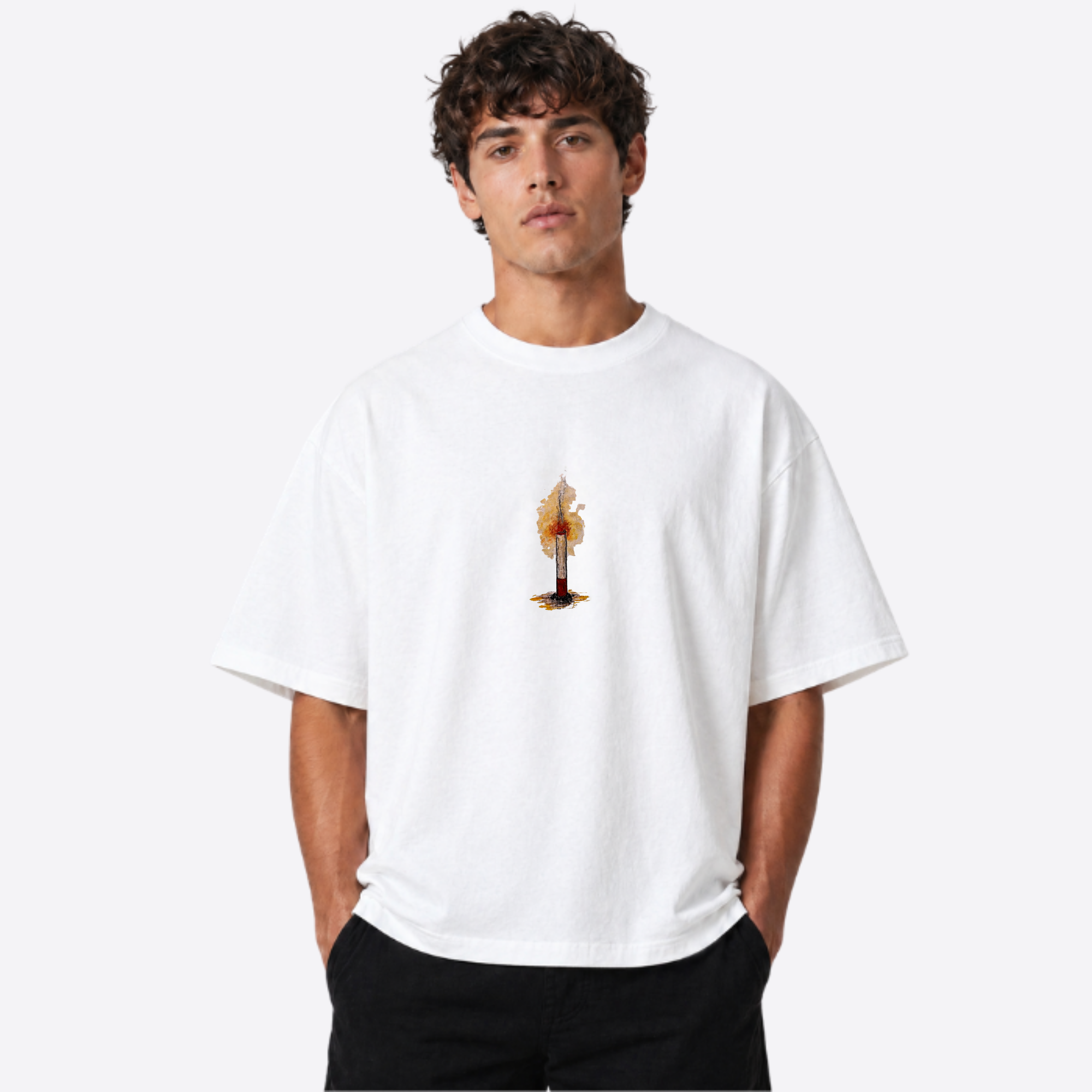 cigarette boxy tee