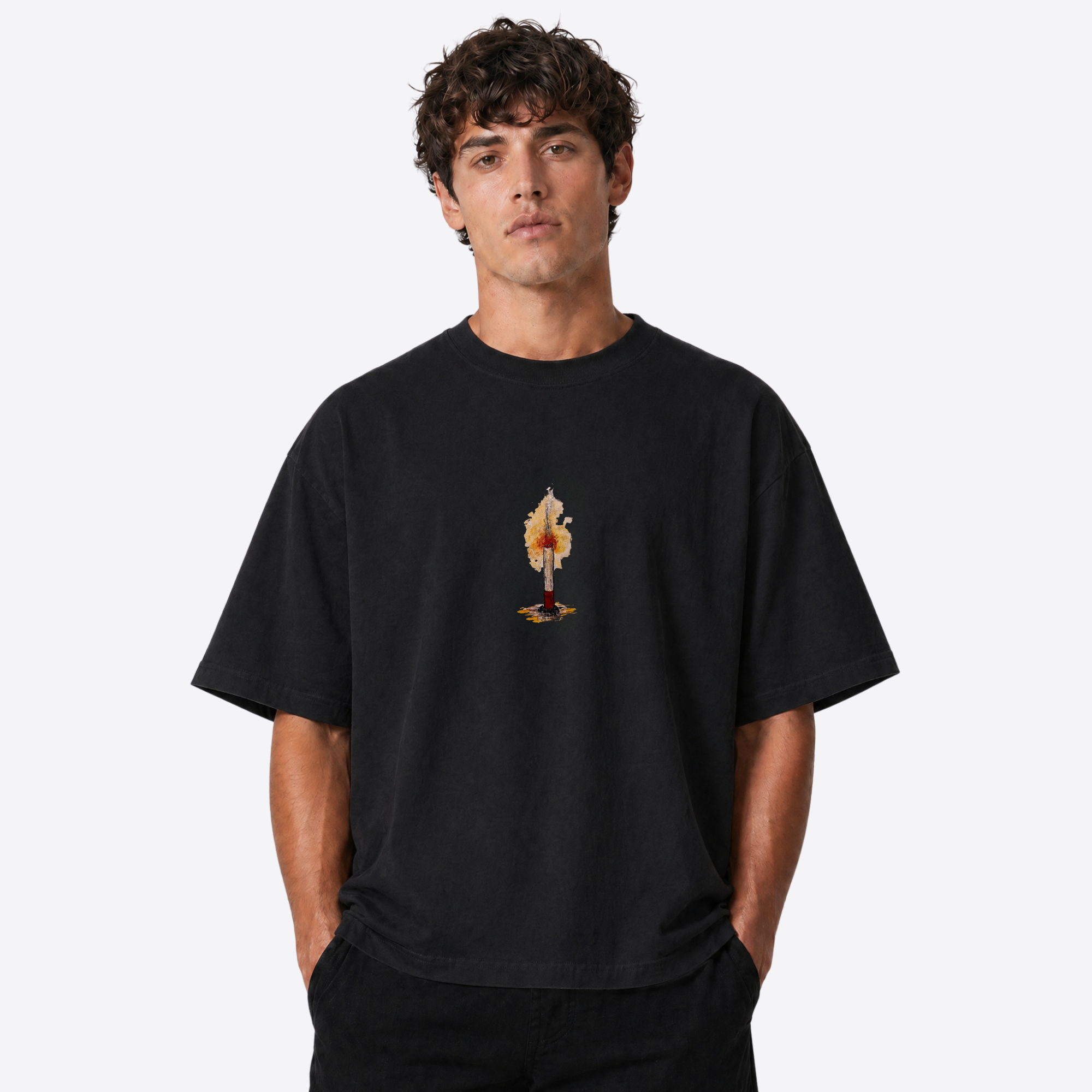 cigarette boxy tee