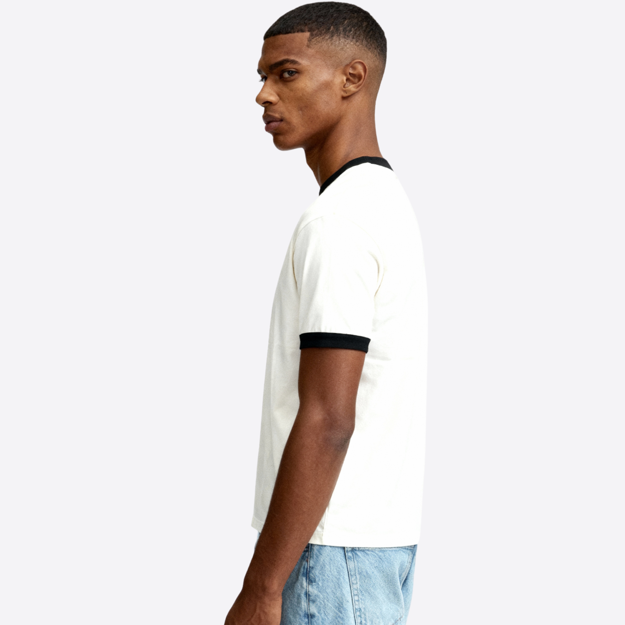 contrast slim tee