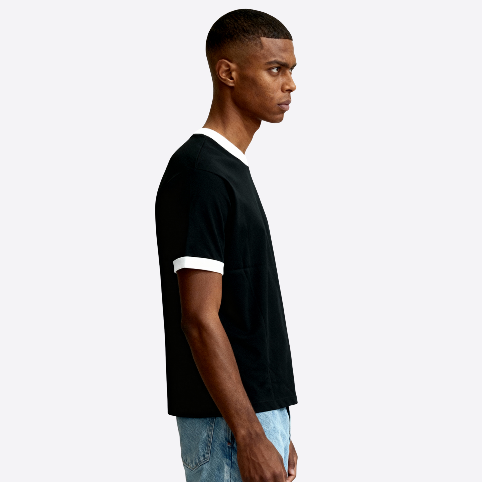 contrast slim tee