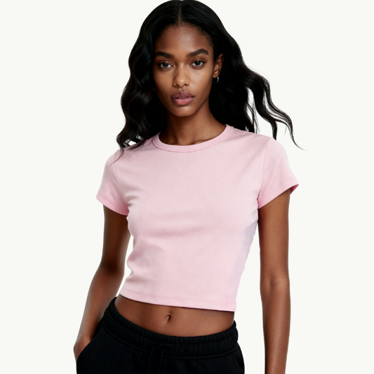 croped baby tee tees-clo