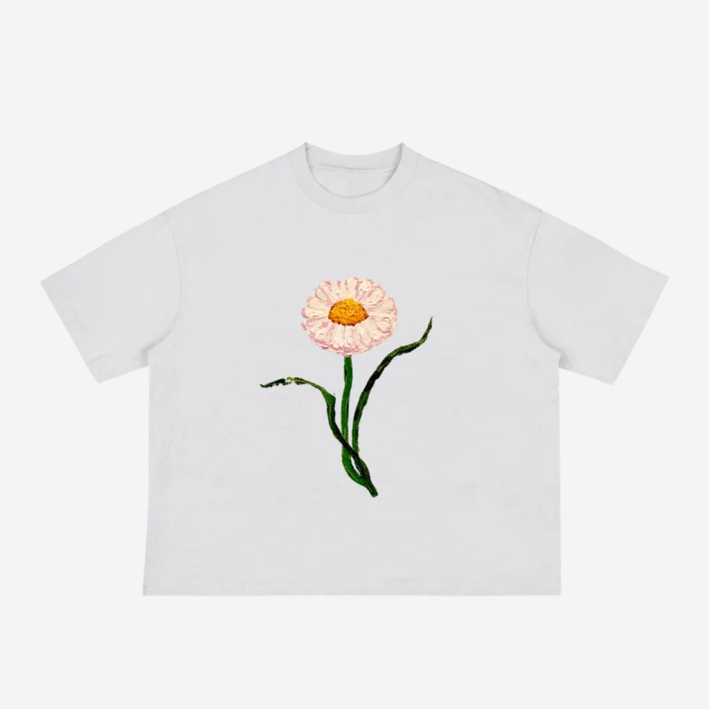 daisy boxy tee