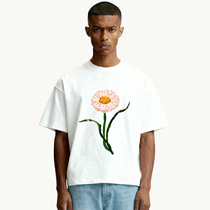 daisy boxy tee