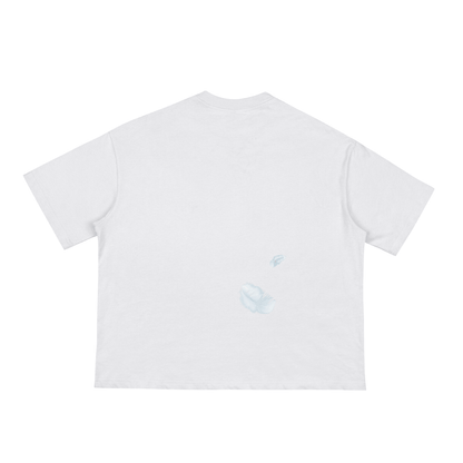 feathers boxy tee tees-clo