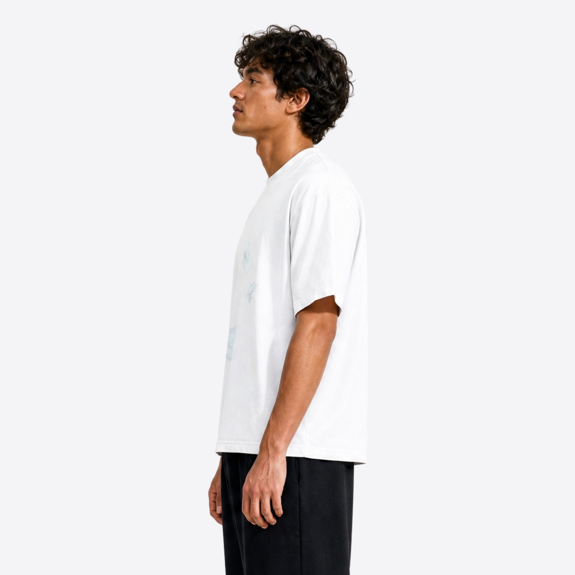 feathers boxy tee