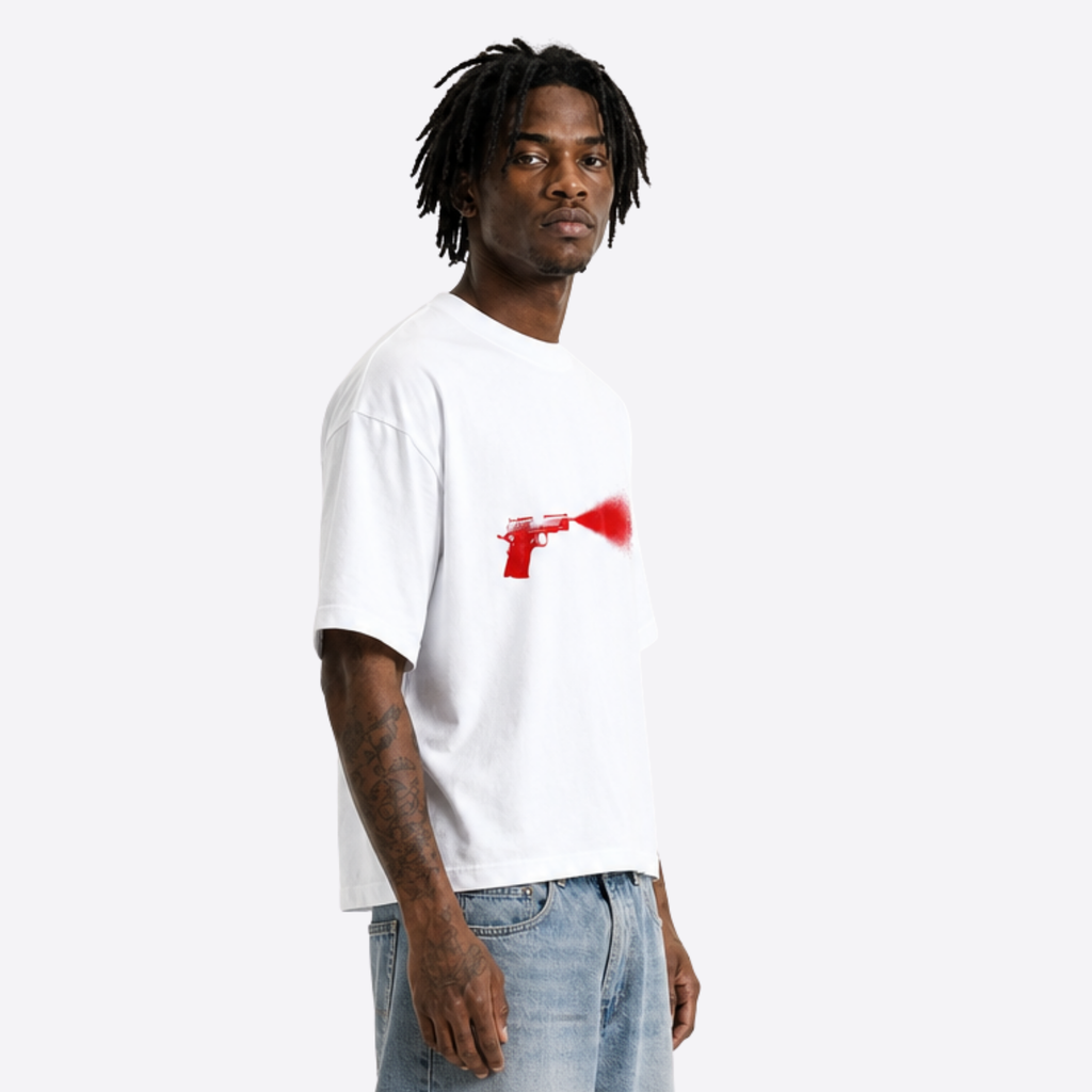 gun boxy tee