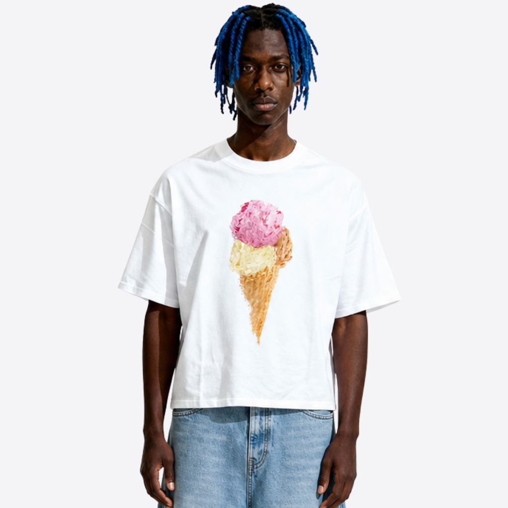 ice cream boxy tee