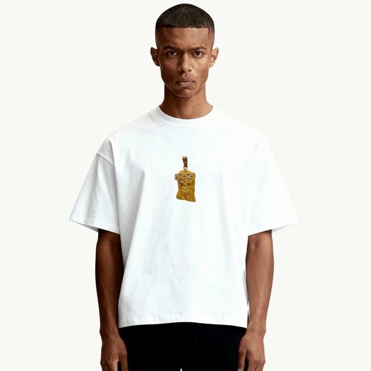 jesus piece boxy tee tees-clo
