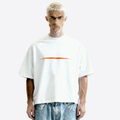 line heavy boxy tee