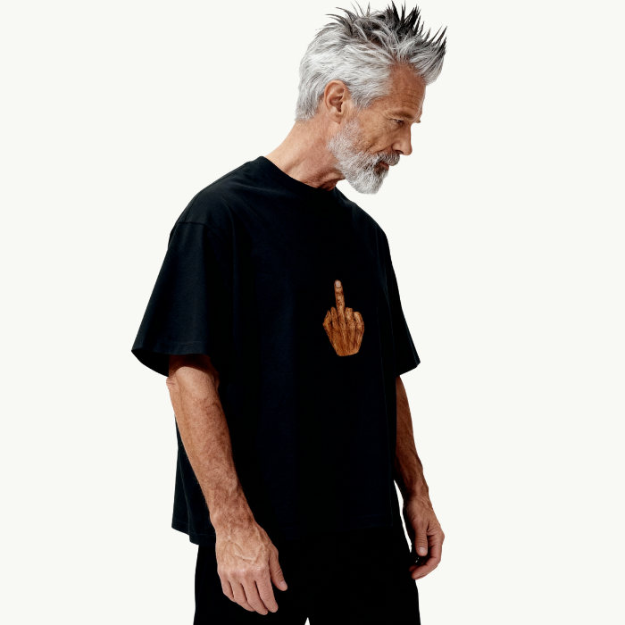 middle finger boxy tee tees-clo