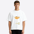 pornstar martini boxy tee – white – front