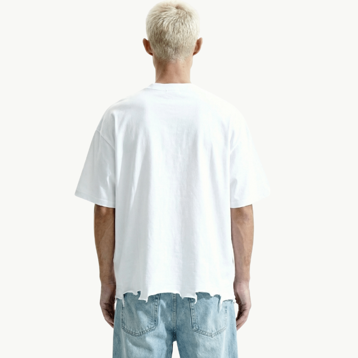shredded boxy tee tees-clo